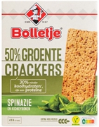 BOLLETJE 50% GROENTECRACKERS SPINAZIE KIDNEYBONEN BOLLETJE 50% GROENTECRACKERS SPINAZIE KIDNEYBONEN
