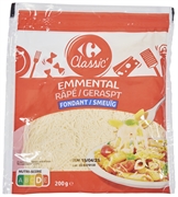 CARREFOUR CLASSIC EMMENTAL RÂPÉ CARREFOUR CLASSIC EMMENTAL RÂPÉ
