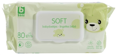 BONI SELECTION (COLRUYT) LINGETTES BÉBÉ SOFT BONI SELECTION (COLRUYT) LINGETTES BÉBÉ SOFT