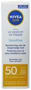 NIVEA SUN UV VISAGE SENSITIVE SPF 50 NIVEA SUN UV VISAGE SENSITIVE SPF 50