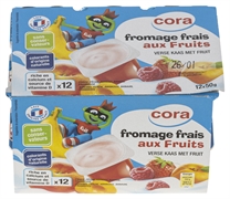 CORA FROMAGE FRAIS AUX FRUITS CORA FROMAGE FRAIS AUX FRUITS