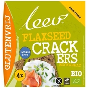 LEEV FLAXSEED CRACKERS BUCKWHEAT BIO LEEV FLAXSEED CRACKERS BUCKWHEAT BIO