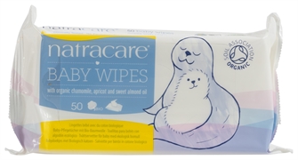 NATRACARE LINGETTES BÉBE AVEC DU COTON BIOLOGIQUE NATRACARE LINGETTES BÉBE AVEC DU COTON BIOLOGIQUE