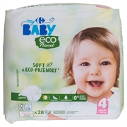 CARREFOUR (MY BABY ECO PLANET) SOFT & ECO FRIENDLY TAILLE 4 CARREFOUR (MY BABY ECO PLANET) SOFT & ECO FRIENDLY TAILLE 4