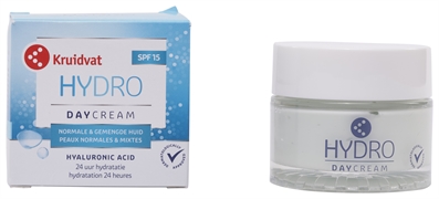KRUIDVAT HYDRO DAYCREAM PEAUX NORMALES & MIXTES