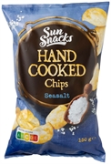 SUN SNACKS (ALDI) HAND COOKED CHIPS SEASALT