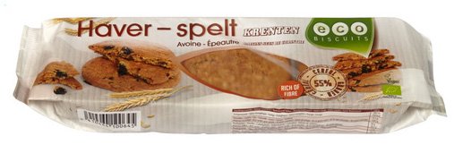 ECO BISCUITS AVOINE - ÉPEAUTRE RAISINS SECS DE CORINTHE