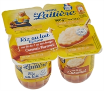 LA LAITIÈRE (NESTLÉ) RIZ AU LAIT SUR LIT DE CARAMEL