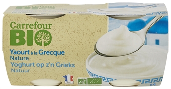 CARREFOUR BIO YAOURT À LA GRECQUE