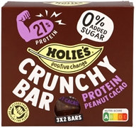 HOLIE'S CRUNCHY BAR PROTEIN PEANUT CACAO