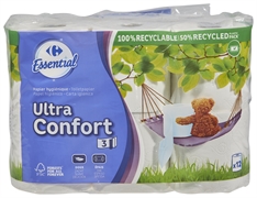 ESSENTIAL (CARREFOUR) ULTRA CONFORT 3-EPAISSEURS