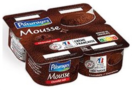 PÂTURAGES (INTERMARCHÉ) MOUSSE CHOCOLAT AU LAIT