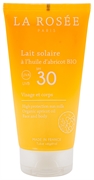 LA ROSEE LAIT SOLAIRE À L'HUILE D'ABRICOT BIO SPF 30