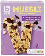 BONI SELECTION (COLRUYT) BARRES MUESLI AU CHOCOLAT