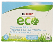 DELHAIZE ECO TABLETTES POUR LAVE-VAISSELLE TOUT EN 1