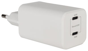 BLUEBUILT POWER DELIVERY OPLADER AVEC 2 PORTS USB C 65W