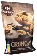 CARREFOUR SENSATION CRUNCHY CHOCOLAT NOIR