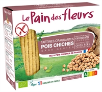 LE PAIN DES FLEURS TARTINES CRAQUANTES POIS CHICHES SANS GLUTEN
