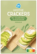 AH (ALBERT HEIJN) LUCHTIGE CRACKERS VOLKOREN RIJSTEBLOEM