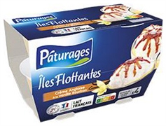 PÂTURAGES (INTERMARCHÉ) ÎLES FLOTTANTES CRÈME ANGLAISE À LA VANILLE BOURBON