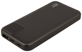 ISY POWERBANK 10.000 MAH ZWART (IPP 10001)