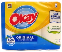 OKAY ORIGINAL ESSUIE-TOUT DOUBLE ÉPAISSEUR