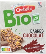 CHABRIOR BIO (INTERMARCHÉ) BARRES CHOCOLAT AUX 5 CÉRÉALES