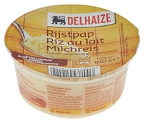 DELHAIZE  RIZ AU LAIT DEMI-ÉCRÉMÉ GOÛT VANILLE