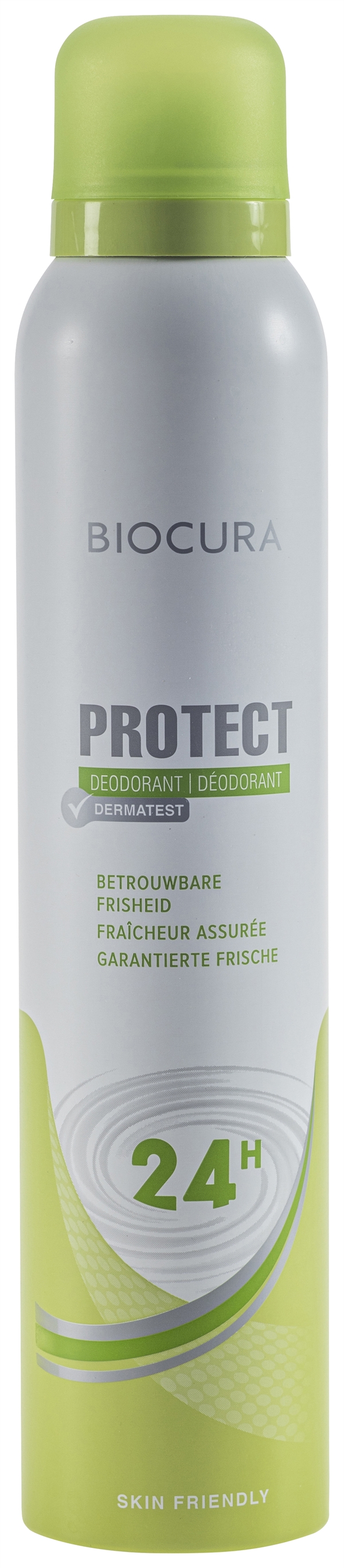 Test BIOCURA (ALDI) PROTECT DÉODORANT 24H Testachats santé